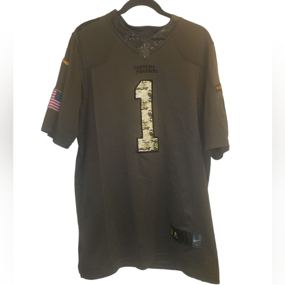 Cam Newton #1 Carolina Panthers Salute to Service nike Jersey